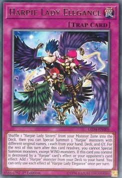 Harpie Lady Elegance - Legendary Duelists: Sisters of the Rose (Rare) [LED4-005]