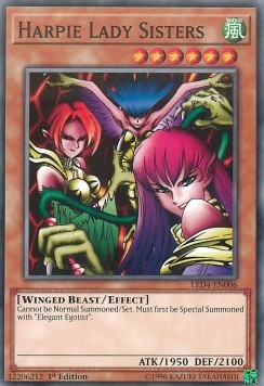 Harpie Lady Sisters - Legendary Duelists: Sisters of the Rose (Common) [LED4-006]