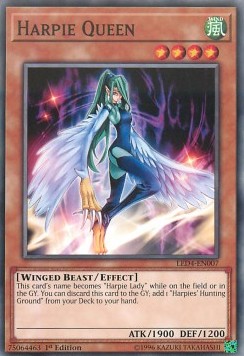 Harpie Queen - Legendary Duelists: Sisters of the Rose (Common) [LED4-007]