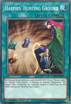 Harpies' Hunting Ground - Legendary Duelists: Sisters of the Rose (Common) [LED4-009]