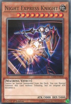 Night Express Knight - Legendary Duelists: Sisters of the Rose (Common) [LED4-040]