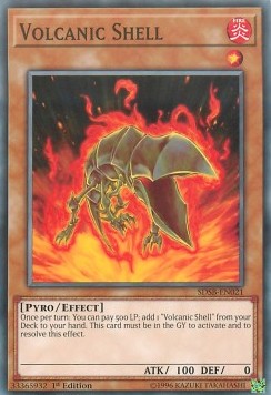 Volcanic Shell - Structure Deck: Soulburner (Common) [SDSB-021]