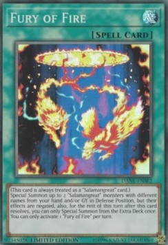 Fury of Fire - Dark Neostorm (Super Rare) [DANE-SE2]