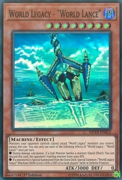 World Legacy - "World Lance" - 2019 Gold Sarcophagus Tin Mega Pack (Super Rare) [MP19-012]