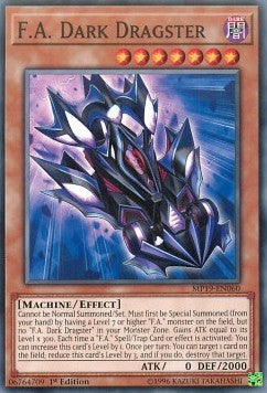 F.A. Dark Dragster - 2019 Gold Sarcophagus Tin Mega Pack (Common) [MP19-060]