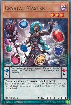 Crystal Master - 2019 Gold Sarcophagus Tin Mega Pack (Common) [MP19-065]