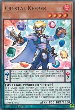Crystal Keeper - 2019 Gold Sarcophagus Tin Mega Pack (Common) [MP19-066]
