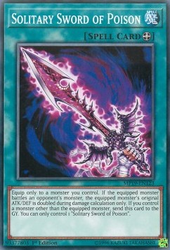 Solitary Sword of Poison - 2019 Gold Sarcophagus Tin Mega Pack (Common) [MP19-123]