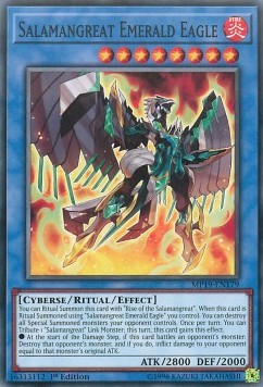 Salamangreat Emerald Eagle - 2019 Gold Sarcophagus Tin Mega Pack (Common) [MP19-179]