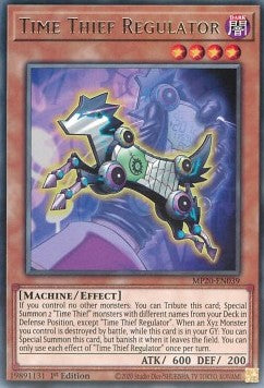 Time Thief Regulator - 2020 Tin of Lost Memories Mega Pack (Rare) [MP20-039]