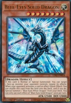 Blue-Eyes Solid Dragon (V.1 - Ultra Rare) - Legendary Duelists: Season 2 (Ultra Rare) [LDS2-014]