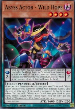 Abyss Actor - Wild Hope - Legendary Duelists: Season 2 (Common) [LDS2-059]