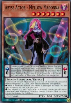 Abyss Actor - Mellow Madonna - Legendary Duelists: Season 2 (Common) [LDS2-060]