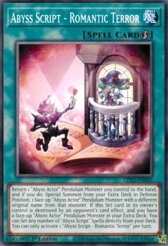 Abyss Script - Romantic Terror - Legendary Duelists: Season 2 (Common) [LDS2-062]