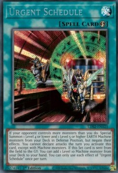 Urgent Schedule - Legendary Duelists: Season 2 (Secret Rare) [LDS2-125]
