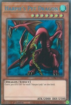 Harpie's Pet Dragon (V.2 - Ultra Rare) - Legendary Duelists: Season 2 (Ultra Rare) [LDS2-066]