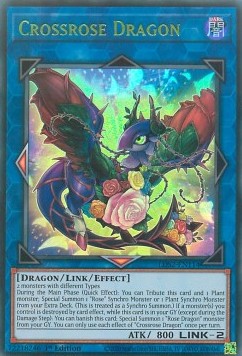 Crossrose Dragon (V.3 - Ultra Rare) - Legendary Duelists: Season 2 (Ultra Rare) [LDS2-114]