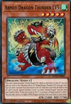 Armed Dragon Thunder LV5 - Blazing Vortex (Super Rare) [BLVO-003]