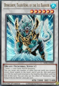 Dewloren, Tiger King of the Ice Barrier - Structure Deck: Freezing Chains (Ultra Rare) [SDFC-042]