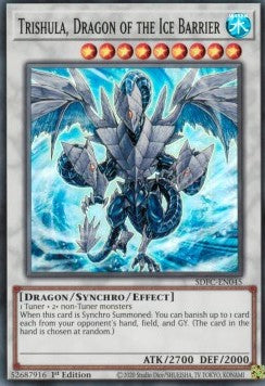 Trishula, Dragon of the Ice Barrier - Structure Deck: Freezing Chains (Super Rare) [SDFC-045]