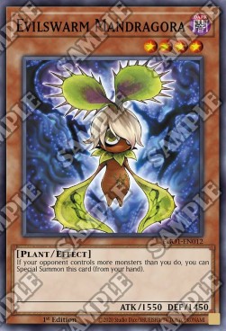Evilswarm Mandragora - Egyptian God Deck: Obelisk the Tormentor (Common) [EGO1-012]
