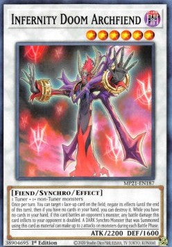 Infernity Doom Archfiend - 2021 Tin of Ancient Battles (Common) [MP21-187]