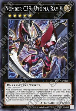 Number C39: Utopia Ray V - OTS Tournament Pack 17 (Common) [OP17-020]