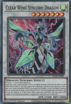 Clear Wing Synchro Dragon - Legendary Duelists: Synchro Storm (Super Rare) [LED8-001]