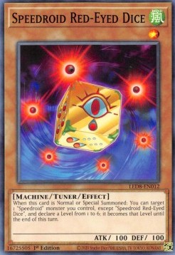 Speedroid Red-Eyed Dice - Legendary Duelists: Synchro Storm (Common) [LED8-012]
