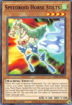 Speedroid Horse Stilts - Legendary Duelists: Synchro Storm (Common) [LED8-014]