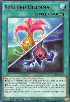 Synchro Dilemma - Legendary Duelists: Synchro Storm (Rare) [LED8-026]