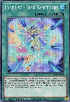 Lyrilusc - Bird Sanctuary - Legendary Duelists: Synchro Storm (Super Rare) [LED8-040]