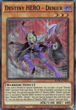 Destiny HERO - Denier - Burst of Destiny (Super Rare) [BODE-018]