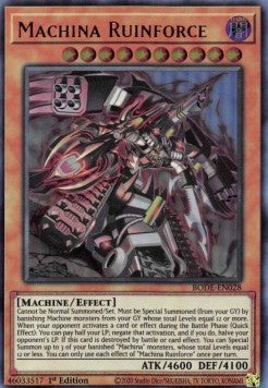 Machina Ruinforce - Burst of Destiny (Ultra Rare) [BODE-028]