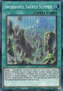 Swordsoul Sacred Summit - Burst of Destiny (Super Rare) [BODE-054]