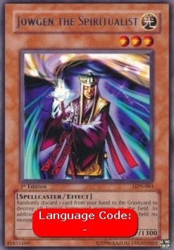 Jowgen the Spiritualist (V.2 - Rare) - Labyrinth of Nightmare (Rare) [LON-061]