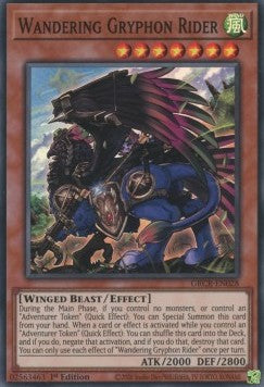 Wandering Gryphon Rider - The Grand Creators (Super Rare) [GRCR-028]