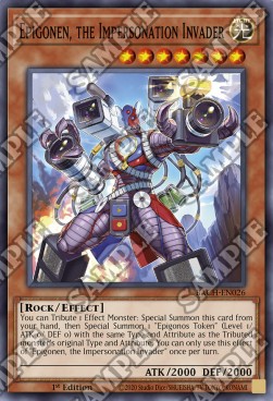 Epigonen, the Impersonation Invader - Battle of Chaos (Super Rare) [BACH-026]