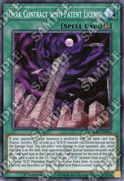 Dark Contract with Patent License - Battle of Chaos (Super Rare) [BACH-056]