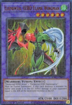 Elemental HERO Flame Wingman - Hidden Arsenal: Chapter 1 (Ultra Parallel Rare) [HAC1-019]