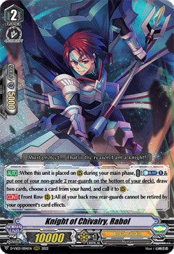 Knight of Chivalry, Rabol - V Clan Collection Vol.3 (Triple Rare) [D-VS03-004]