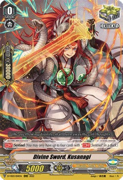 Divine Sword, Kusanagi - V Clan Collection Vol.3 (Triple Rare) [D-VS03-014]
