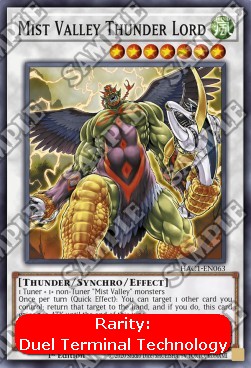 Mist Valley Thunder Lord (V.2 - Parallel Rare) - Hidden Arsenal: Chapter 1 (Parallel Rare) [HAC1-063]