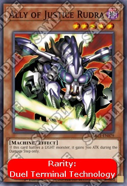 Ally of Justice Rudra (V.2 - Parallel Rare) - Hidden Arsenal: Chapter 1 (Parallel Rare) [HAC1-079]