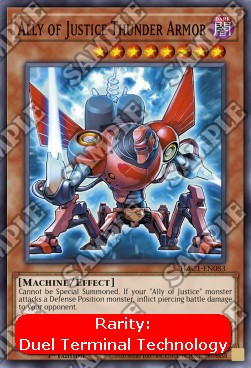 Ally of Justice Thunder Armor (V.2 - Parallel Rare) - Hidden Arsenal: Chapter 1 (Parallel Rare) [HAC1-083]
