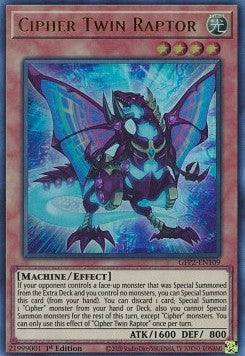 Cipher Twin Raptor - Ghosts From the Past: The 2nd Haunting (Ultra Rare) [GFP2-109]