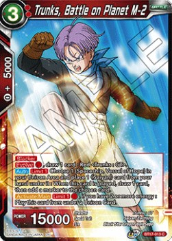 Trunks, Battle on Planet M-2 - Ultimate Squad (Common) [BT17-013]