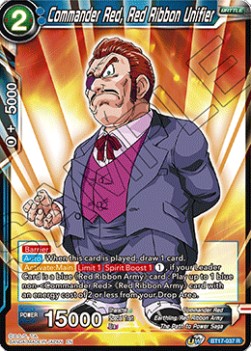 Commander Red, Red Ribbon Unifier - Ultimate Squad (Rare) [BT17-037]