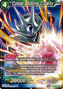 Cooler, Sibling Cruelty (V.1 - Super Rare) - Ultimate Squad (Super Rare) [BT17-068]