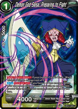 Demon God Salsa, Preparing to Fight - Ultimate Squad (Common) [BT17-126]
